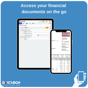 Financial documents on-the-go